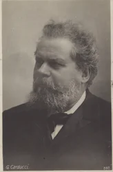 Giosue Carducci (1835-1907), włoski poeta, laureat Nagrody Nobla