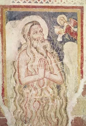 Święty pustelnik (fresk)