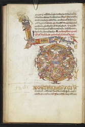 Dodać. 18859 fol.24v z psałterza Monte Cassino (welum)