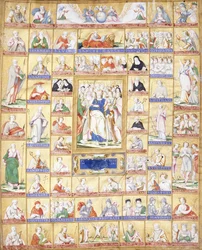 Wszystkich Świętych ze św. Piotrem w centrum, ok. 1560