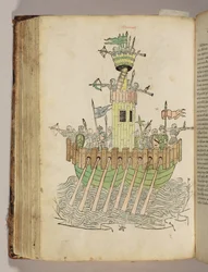 Ilustracja z De re militari (O sztuce wojskowej) autorstwa Robertusa Valturiusa (1413-1484)