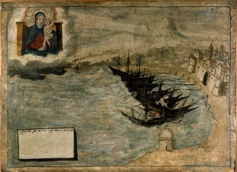Łodzie mogą zawieść na brzegu. Ex voto z XVII wieku kościoła Madonna dell