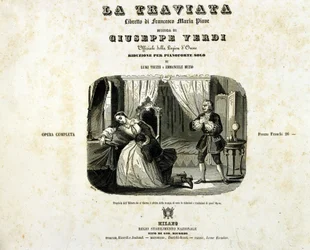 Okładka książeczki „La Traviata”” Giuseppe Verdi