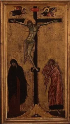 Ukrzyżowanie (tempera na płycie)