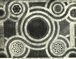 Fragment posadzki bazyliki San Giovanni in Laterano, Rzym (mozaika)
