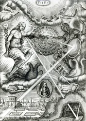 Frontyspis Ars Magna Lucis et Umbrae, Athanasius Kircher (1601-80) Rzym, 1646