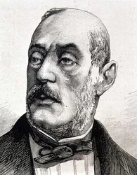 Giuseppe Ferrari (1811-1876) włoski historyk i filozof polityczny (grafika)
