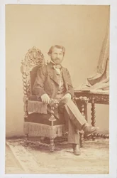 Giuseppe Verdi (1813-1901) ok. 1860 (zdjęcie w sepii)
