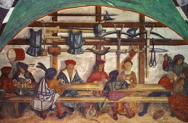 Wnętrze Straży (fresk)