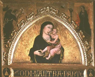Madonna z Dzieciątkiem (tempera na panelu)