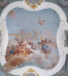 Scena mitologiczna ze znakiem zodiaku (fresk)