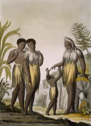 Mieszkańcy Cazegut, Afryka Zachodnia, ok. 1820-30 lat