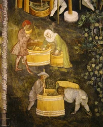 Młode wino (fresk)