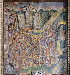 Panel z mozaiką, nawa główna, Bazylika Santa Maria Maggiore, Rzym, Włochy, V wiek