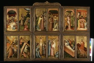 Pasja Chrystusa, ok. 1400 r. (tempera i złoto na drewnie)