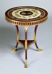 Stół cokół, 1804-14 (pozłacane drewno)