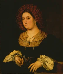 Portret Costanzy Bentivoglio, szkoły florenckiej