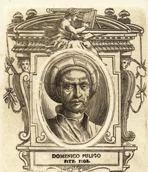 Portret Domenico Puligo, włoskiego malarza renesansu, działającego we Florencji