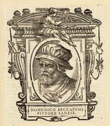 Portret Domenico di Pace Beccafumi, włoskiego renesansowego malarza manierystycznego
