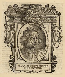 Portret Francesco Granacciego, włoskiego malarza renesansu z Florencji