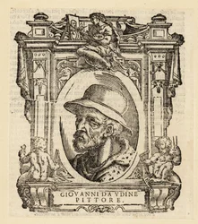 Portret Giovanniego Nanniego, włoskiego malarza i architekta urodzonego w Udine