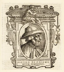 Portret Piero di Cosimo, włoskiego malarza renesansu z Florencji