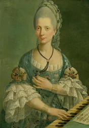 Portret pianisty (olej na płótnie)
