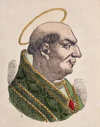 Portret papieża Agapet Ier (Agapit lub Agapetus lub Agapito I) (535-536)