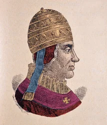 Portret papieża Bonifacego IX (Bonifacjusza lub Bonifacio) (1389-1404)