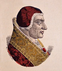 Portret papieża Klemensa VI (Klementa lub Klemensa) (1342-1352)