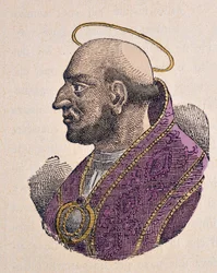 Portret papieża Martina Iera (Martinus I lub Martino) (649-655)