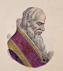 Portret papieża Serge IV (Sergius, Sergio) (1009-1012)