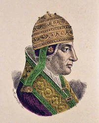 Portret papieża świętego Celestyna V (Celestyna, Celestina lub Caelestyna) (1294)