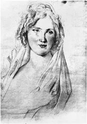 Przypuszczalny portret Angeli Pietragrui, hrabiny Simonetty, kochanki francuskiego pisarza Stendhala, podczas jego pobytu we Włoszech, między wrześniem 1811 a 1815 r.