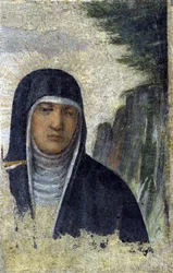 Św. Klara. Założyciel Zakonu Klarysek (patrz Asyż