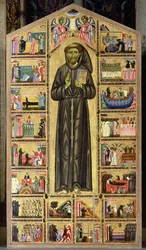 Św. Franciszek i sceny z jego życia, kaplica Bardi (tempera na desce)