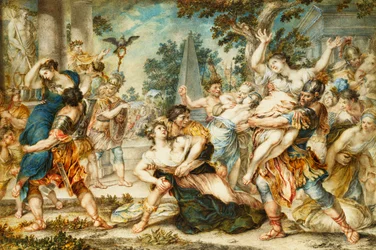 Gwałt Sabinek, ok. 1700