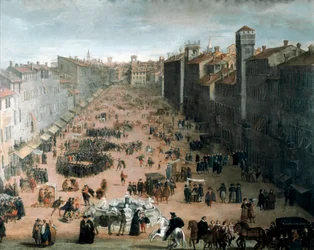 Widok na plac Navona w Rzymie (Malarstwo
