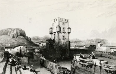 Villa Butera, Bagheria, Sycylia, rycina, Włochy