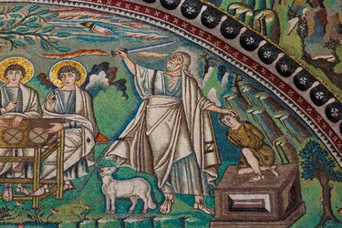 Abraham i Izaak (mozaika)