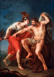 Samospalenie Herkulesa, 1782.