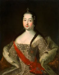 Portret carycy z Rosji Anny Pietrownej z Rosji”, 1708-1728, po 1721.