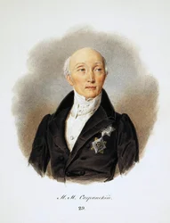 Portret sekretarza stanu i reformatorów hrabiego Michaiła Speranskiego, 1772-1839, 1839.