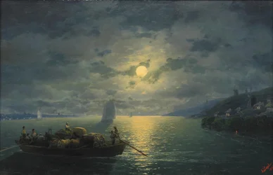 Przeprawa przez Dniepr w księżycową noc, 1897