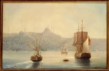 Konstantynopol, port / obraz IK Aivazovsky