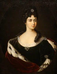 Portret hrabiny Smaragdy Marii Cantemir, koniec lat 1710-początek lat 20. XVIII wieku.