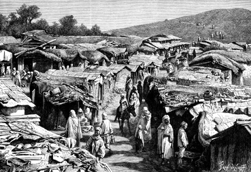 Dzielnica Beni-Ramasses, Konstantyn, Algieria, 1895.