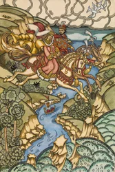 Ilustracja do bajki Marya Morevna, 1913-1915
