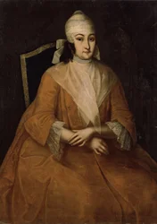 Portret Anny Leopoldovnej, regentki Rosji 1718-1746, w latach 1740-1746