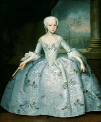 Portret Sary Eleonor Fermor (1740-1824) 1749-50 (olej na płótnie)